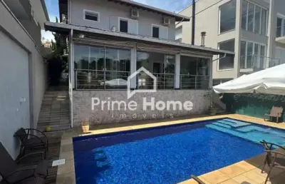 Casa em condomínio fechado com 3 quartos para alugar na rua carlos penteado stevenson, 700, jardim recanto, valinhos, 310 m2 por r$ 12.500