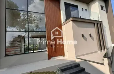Casa em condomínio fechado com 3 quartos à venda na avenida isaura roque quércia, loteamento caminhos de san conrado (sousas), campinas, 215 m2 por r$ 1.890.000