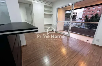 Apartamento com 1 quarto para alugar na avenida benjamin constant, 1969, cambuí, campinas, 47 m2 por r$ 3.100