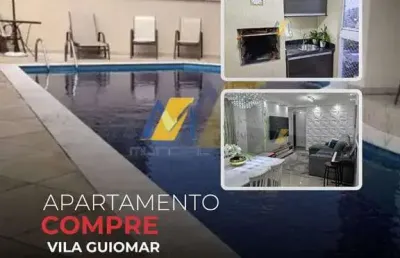 Apto com 3 dormitórios e 2 vagas para venda na vila guiomar