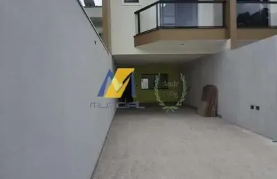 Lindo sobrado com suíte, 2 vagas a venda no parque oratório - santo andré