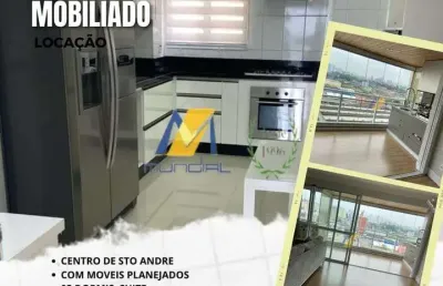 Apartamento com 3 quartos à venda na rua siqueira campos, centro, santo andré, 128 m2 por r$ 1.150.000