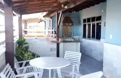 Cobertura mobiliada com 4 dormitórios à venda, 160 m²  braga - cabo frio/rj