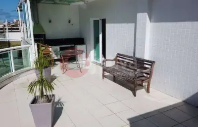 Cobertura com 3 dormitórios à venda, 202 m² - centro - cabo frio/rj