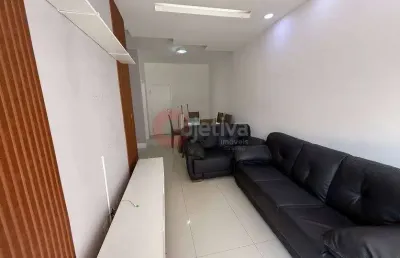 Apartamento linear, 2 quartos, mobiliado, vila nova - cabo frio/rj