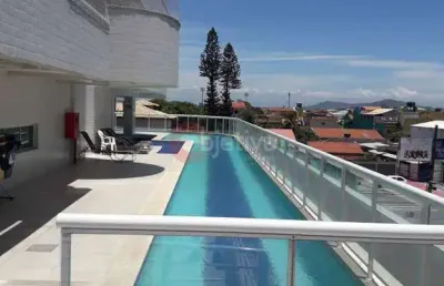 Apartamento linear, 2 quartos, lazer completo, braga - cabo frio