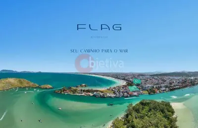 Lançamento flag residence - frente mar 1 quarto - praia do forte cabo frio