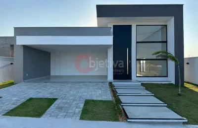 Casa linear condomínio viverde ii, 3 quartos, são pedro da aldeia