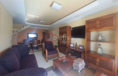 Cobertura duplex mobiliada, 4 quartos, algodoal - cabo frio