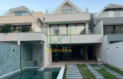 Casa de condomínio para alugar, no condomínio rio mar,  em rio de janeiro, barra da tijuca, com 5 quartos, 470m²