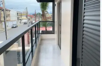 Casas em condomínio na vila antártica, praia grande/sp