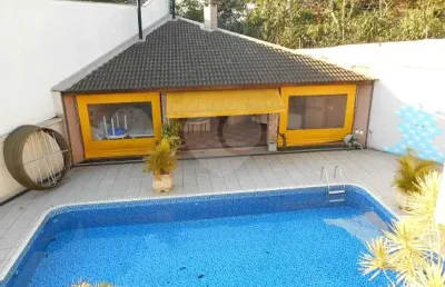 Casa em condomínio fechado com 4 quartos à venda na rua bartolomeu bueno da silva, 1, são paulo ii, cotia, 435 m2 por r$ 2.400.000