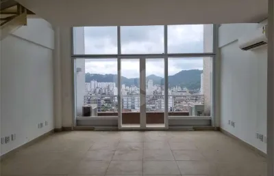 Sala comercial à venda na avenida senador feijó, 686, vila mathias, santos, 68 m2 por r$ 550.000