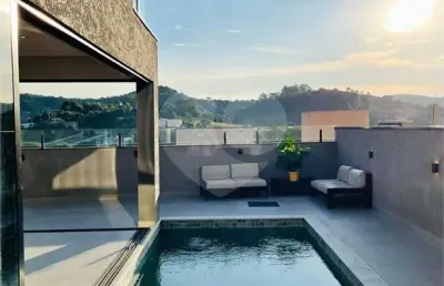 Casa em condomínio fechado com 3 quartos à venda na rua sabiá, 1485, suru, santana de parnaíba, 218 m2 por r$ 2.590.000