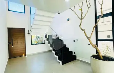 Casa em condomínio fechado com 3 quartos à venda na rua sabiá, 133, suru, santana de parnaíba, 203 m2 por r$ 1.690.000