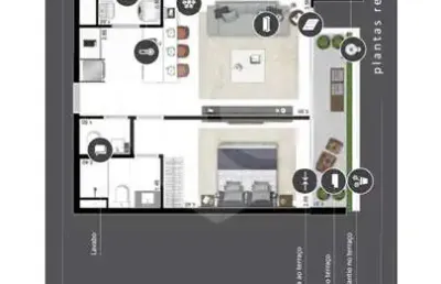 Apartamento com 1 quarto à venda na rua bento frias, 155, pinheiros, são paulo, 57 m2 por r$ 945.000