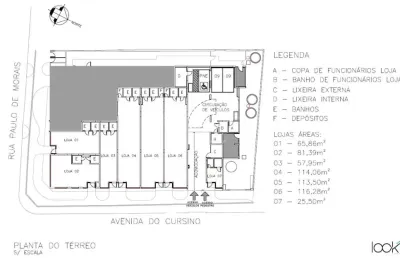 Ponto comercial para alugar na avenida do cursino, 3808, saúde, são paulo, 114 m2 por r$ 20.000