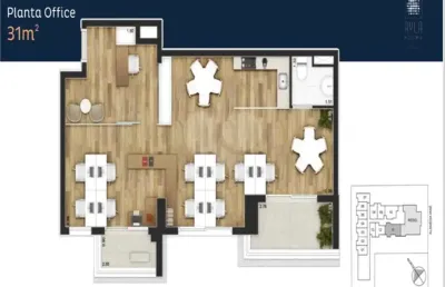 Sala comercial à venda na avenida chibarás, 75, moema, são paulo, 64 m2 por r$ 704.000
