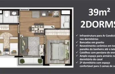 Apartamento com 2 quartos à venda na avenida professor francisco morato, 4228, vila sônia, são paulo, 39 m2 por r$ 500.000