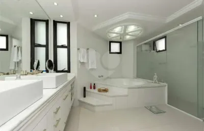 Apartamento com 3 quartos para alugar na rua maestro tom jobim, 85, jardim anália franco, são paulo, 350 m2 por r$ 16.000