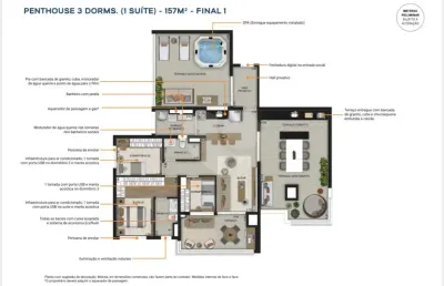 Apartamento com 3 quartos à venda na rua padre adelino, 303, quarta parada, são paulo, 157 m2 por r$ 1.700.000