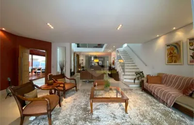 Casa em condomínio fechado com 4 quartos à venda na alameda dos eucaliptos, 171, chácara roselândia, cotia, 420 m2 por r$ 2.670.000