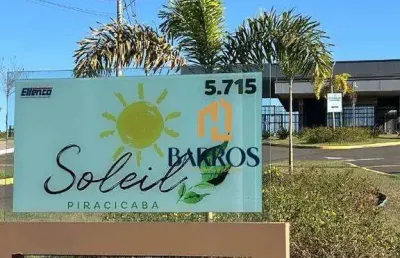 Terreno à venda, condomínio soleil, bongue 300 m2 - piracicaba/sp