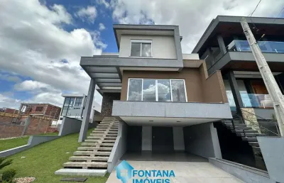 Casa com 4 dormitórios à venda, 240 m² por r$ 1.690.000,00 - cyrela landscape seminario - gravataí/rs