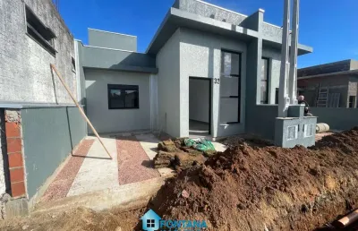 Casa com 2 dormitórios à venda, 51 m² por r$ 295.000,00 - santa fé - gravataí/rs