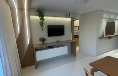 Apartamento 2 quartos com vista para o mar – todo planejado