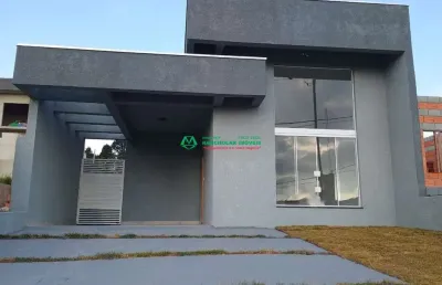 Casa de condomínio para venda em jardim san ressore (caucaia do alto) de 200.00m² com 2 quartos, 1 suite e 3 garagens