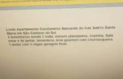 Apartamento com 1 quarto à venda no Santa Maria, São Caetano do Sul 