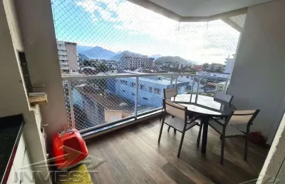 Ubatuba, centro - apartamento de 02 quartos sendo 01 suite e área de lazer.