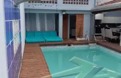 Ubatuba, perequê - mirim - linda casa com 4 dormitórios, ampla área de lazer, 600m do mar