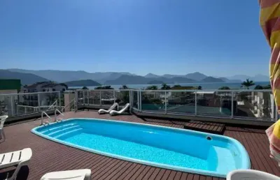 Ubatuba - itagua. apartamento c/ 2 suites 2 vagas de garagem a 100m do mar!
