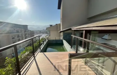 Ubatuba - itaguá. cobertura de 166m2 c/ piscina privativa em condomínio completo!