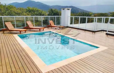 Ubatuba, itaguá - apto 01 suíte, sacada gourmet, piscina e forno pizza.