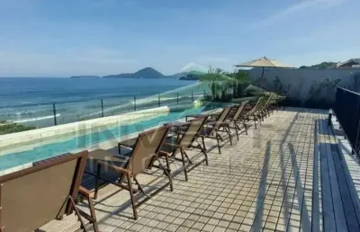 Ubatuba, praia grande- belíssimo apartamento com 2 suítes e 1 lavabo, e vista mar!