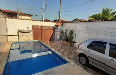 Casa com 2 dorms, balneário flórida mirim, mongaguá - r$ 480 mil, cod: 610-13