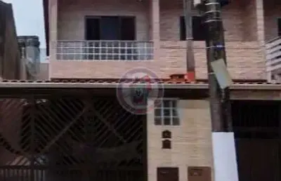 Sobrado com 2 quartos, vila são paulo, mongaguá - r$ 380 mil, cod: 383-6