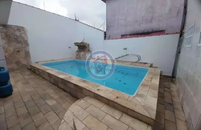Casa com 3 quartos, jussara, mongaguá - r$ 455 mil, cod: 427-12