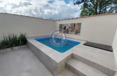 Casa com 2 quartos, vila atlântica, mongaguá - r$ 450 mil, cod: 777-13