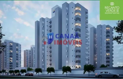 Recanto verde ii - apartamento 2 quartos, suíte  *documentos grátis, entrada parcelada em 60x