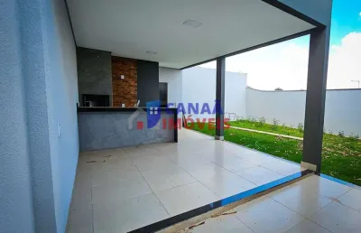 Casa nova, 3 quartos, bairro cidade jardim - uberlândia