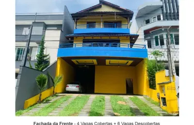 Casa em condomínio para venda em mogi das cruzes, aruã, 5 dormitórios, 2 suítes, 4 banheiros, 10 vagas