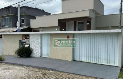 Casa com 3 dormitórios à venda, 75 m² por r$ 399.000,00 - residencial rio das ostras - rio das ostras/rj