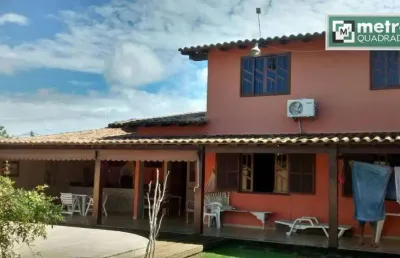 Casa com 4 dormitórios à venda, 350 m² por r$ 740.000,00 - enseada das gaivotas - rio das ostras/rj
