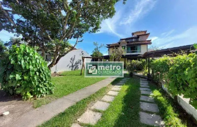 Casa com 5 dormitórios à venda, amplo quintal, 316 m² por r$ 720.000 - floresta da gaivota - rio das ostras/rj