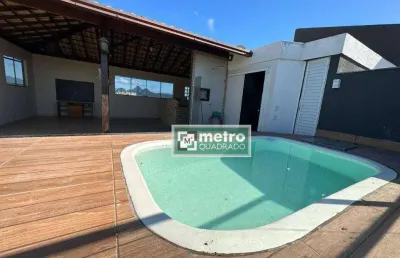 Cobertura com 3 quartos à venda, 100 m² por r$ 449.000 - floresta da gaivota - rio das ostras/rj