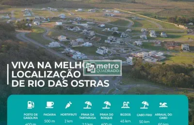 Terreno à venda, 523 m² por r$ 145.000,00 - extensão do bosque - rio das ostras/rj